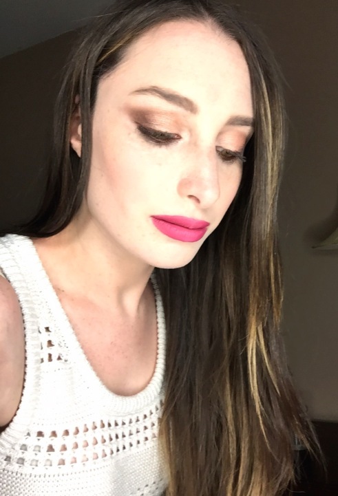 Summer makeup using Maybelline Color Blur